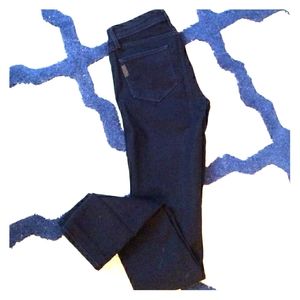Like new, dark wash Paige Jeans